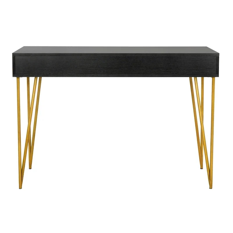 SAFAVIEH Ladonna Bureau 2 tiroirs en pin naturel