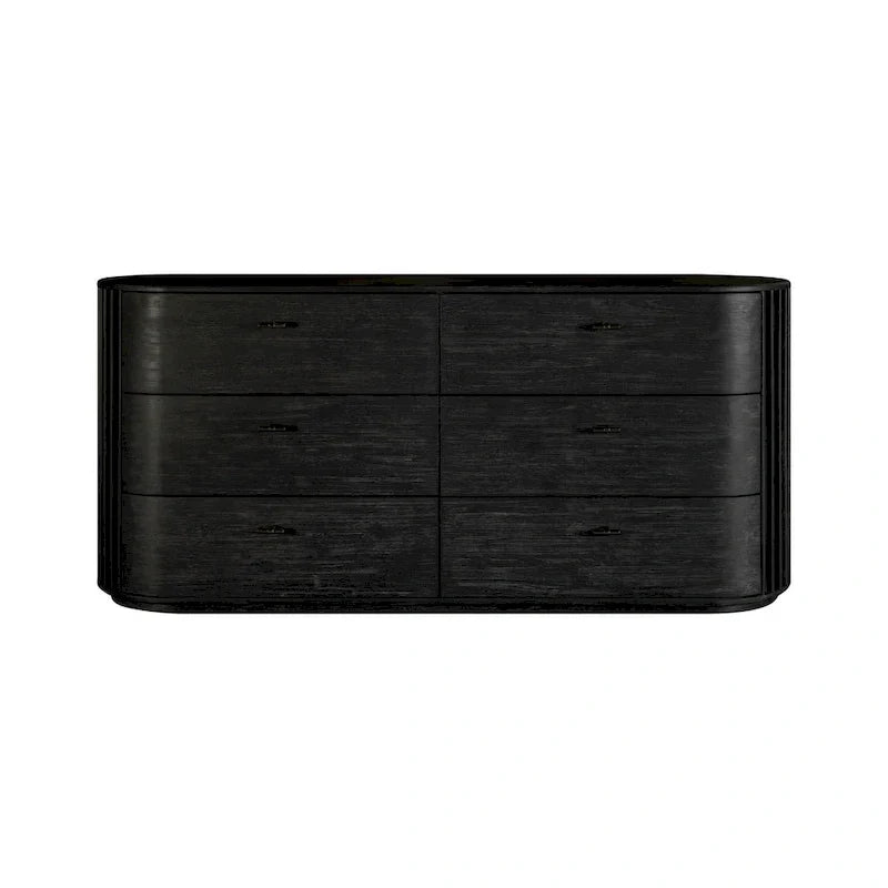 Commode moderne en acacia noir Modrest Fields