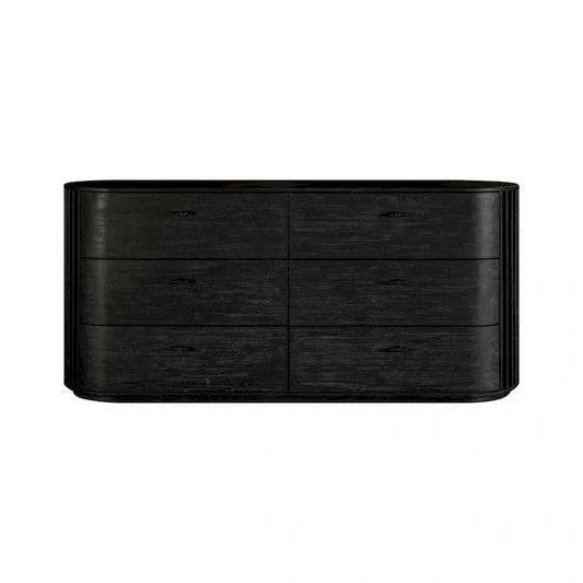 Commode moderne en acacia noir Modrest Fields