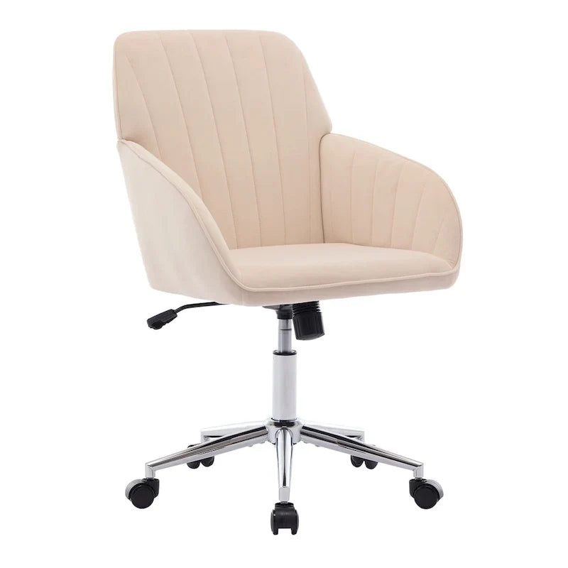Chaise de bureau réglable, chambre à coucher, chaise pivotante ergonomique, dossier et assise, confortable pour les longues heures assises