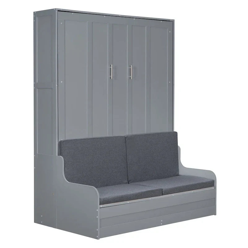 Lit escamotable Queen moderne avec coussin
