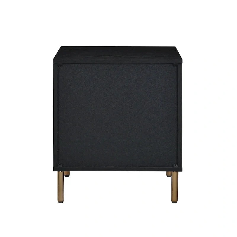 Commode à 3 tiroirs en bois massif, armoire de rangement avec poignée en bois massif pour chambre à coucher, salon