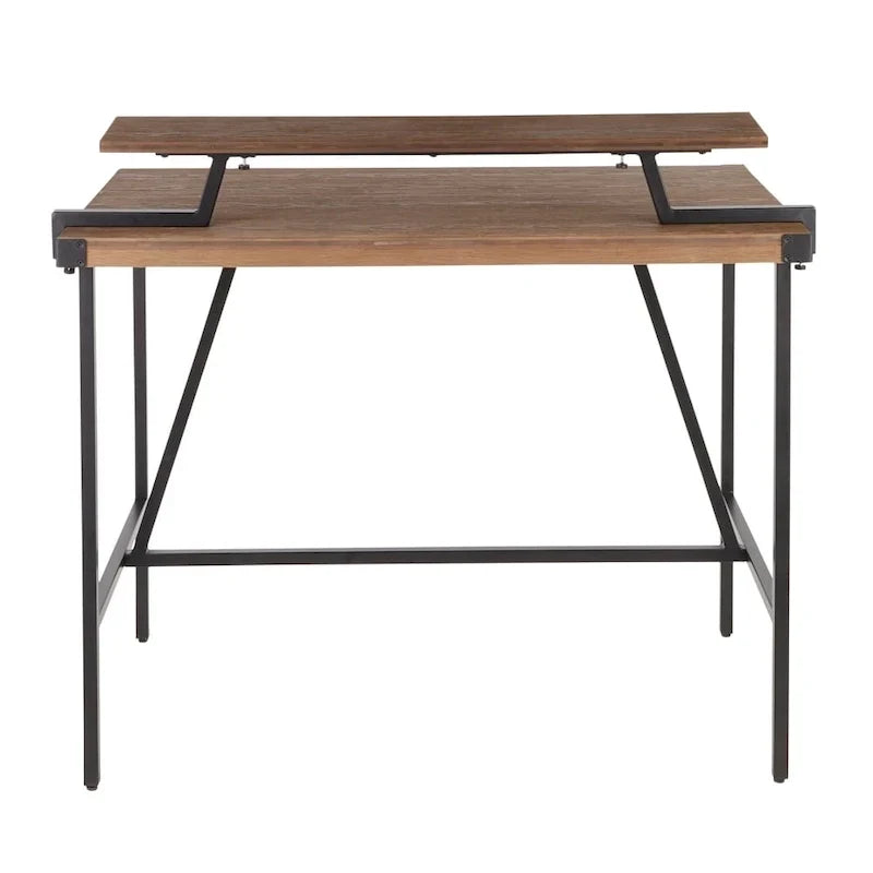 Bureau debout Gunn de Carbon Loft avec tablette amovible