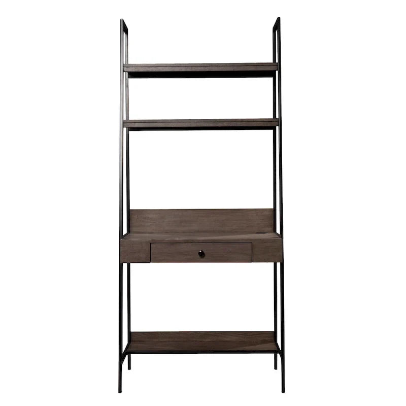 Bureau échelle industriel en bois gris Luesta de SEI Furniture