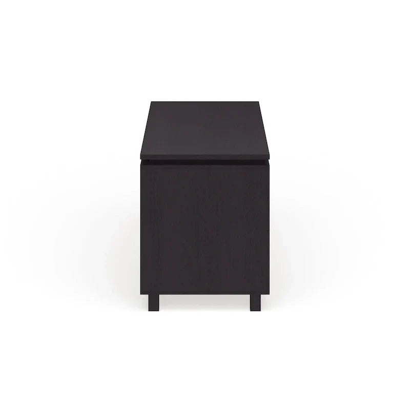 Bureau informatique Morr Modern Espresso de 59 pouces en bois avec 2 tiroirs par Furniture of America