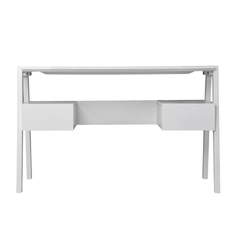 SEI Furniture Casella - Bureau d'écriture style Mid-Century moderne avec rangement