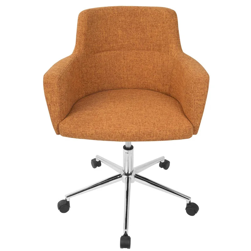 Chaise de bureau contemporaine en tissu Carson Carrington Duved - N/A