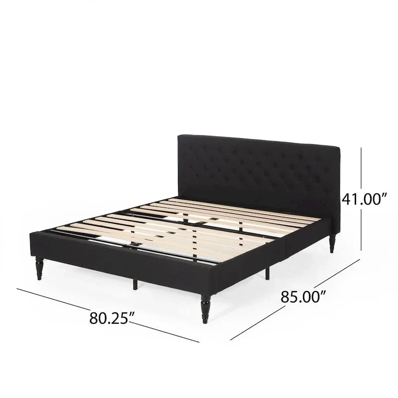 Lit plateforme rembourré King Atterbury par Christopher Knight Home