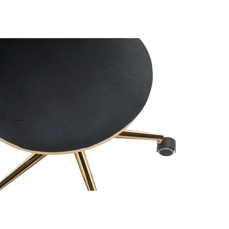 Fauteuils de bureau ergonomiques rembourrés avec roulettes pivotantes réglables