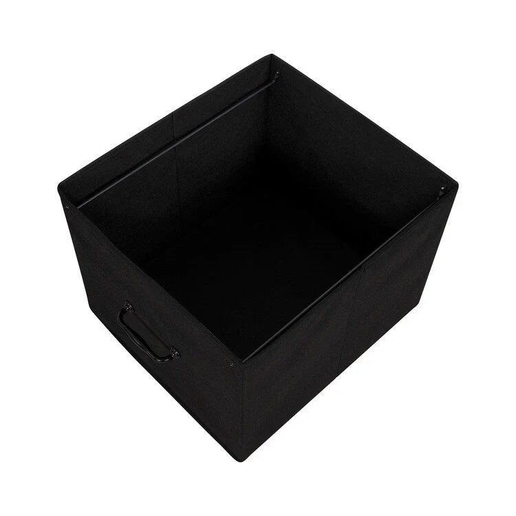 Meuble de classement mobile à 2 tiroirs avec support d'imprimante roulant avec étagère de rangement ouverte, armoire de classement verticale en tissu