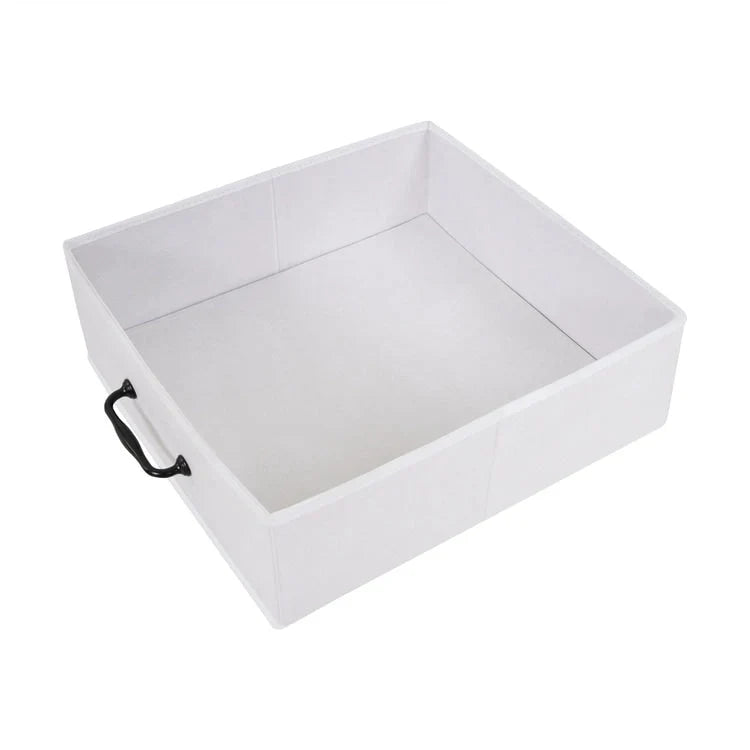 Meuble de classement mobile à 2 tiroirs avec support d'imprimante roulant avec étagère de rangement ouverte, armoire de classement verticale en tissu