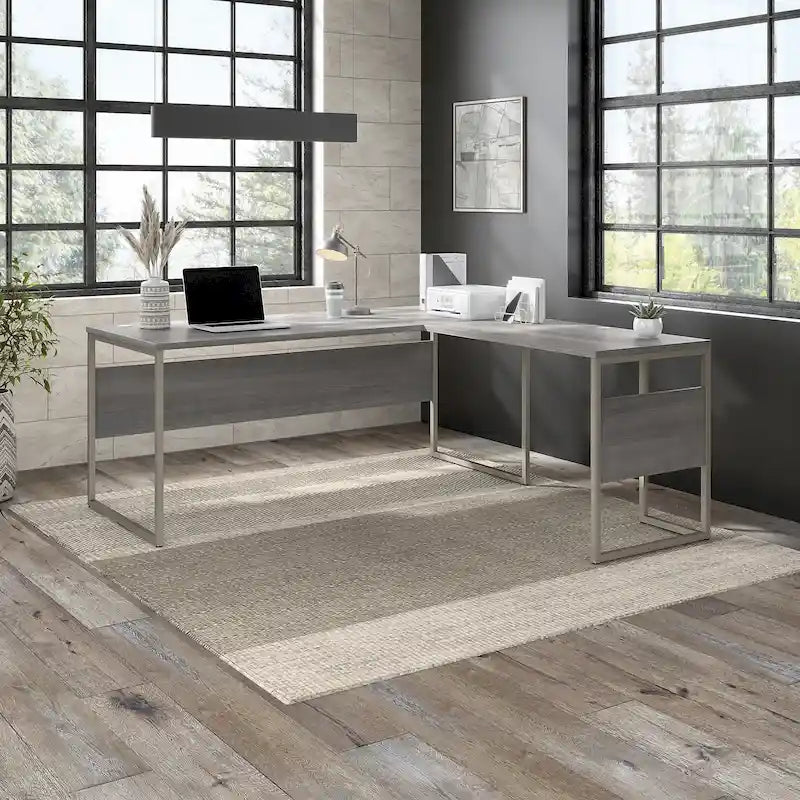 Bureau en L Hybrid de 72 po L x 30 po P de Bush Business Furniture