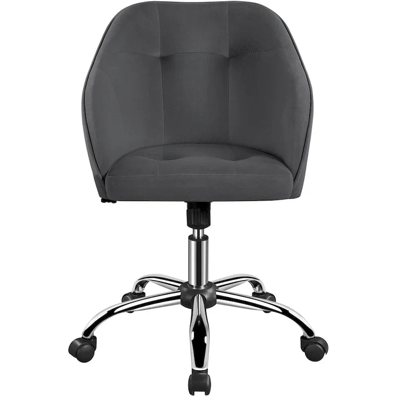 Chaise de bureau Yaheetech pour la maison, réglable en hauteur, pivotante à 360°