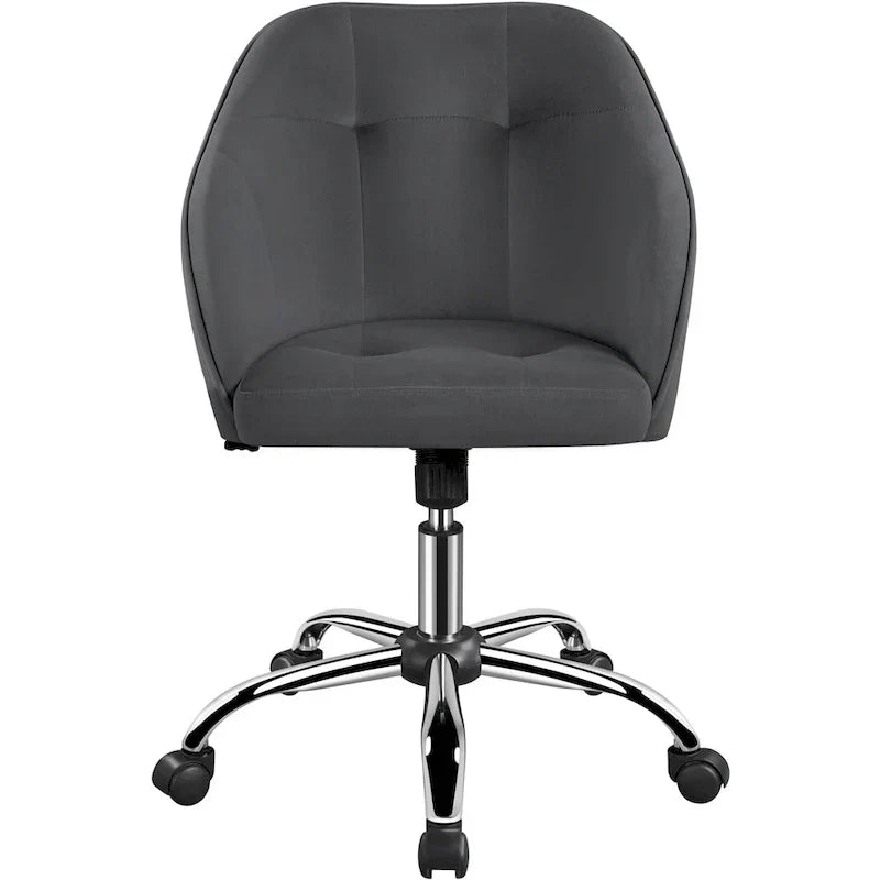 Chaise de bureau Yaheetech pour la maison, réglable en hauteur, pivotante à 360°