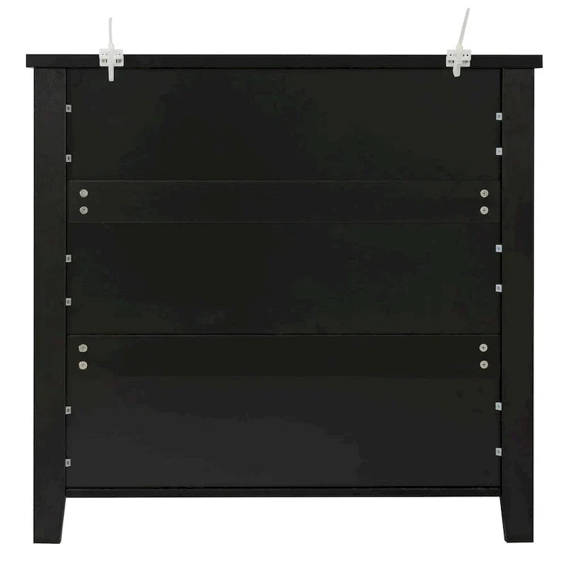 Commode, Armoire de chambre à coucher avec poignées rétro en forme de coquille