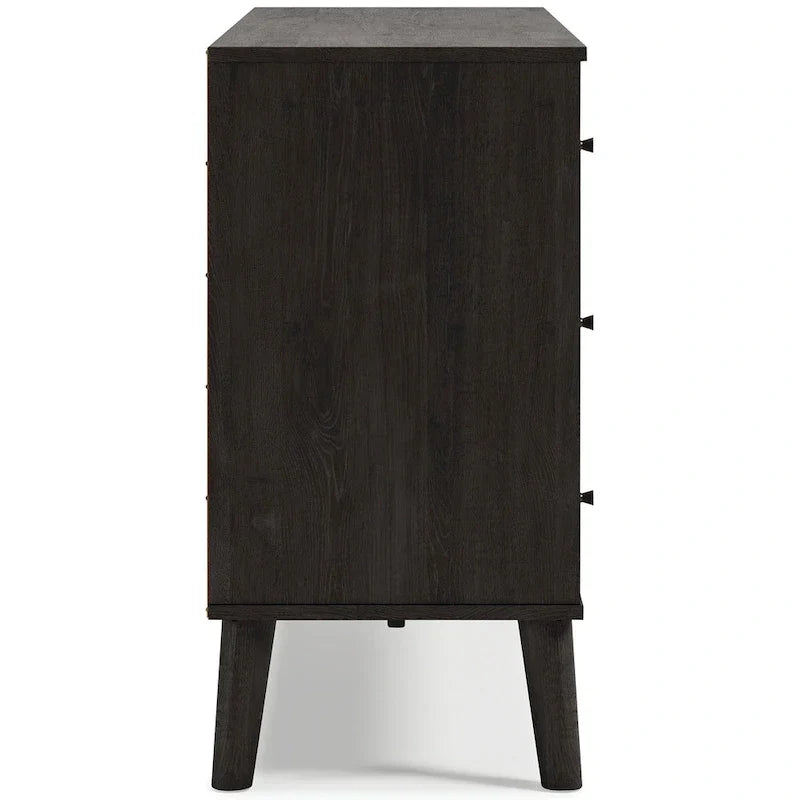 Commode à 6 tiroirs au fini grain de bois Piperton de Signature Design by Ashley
