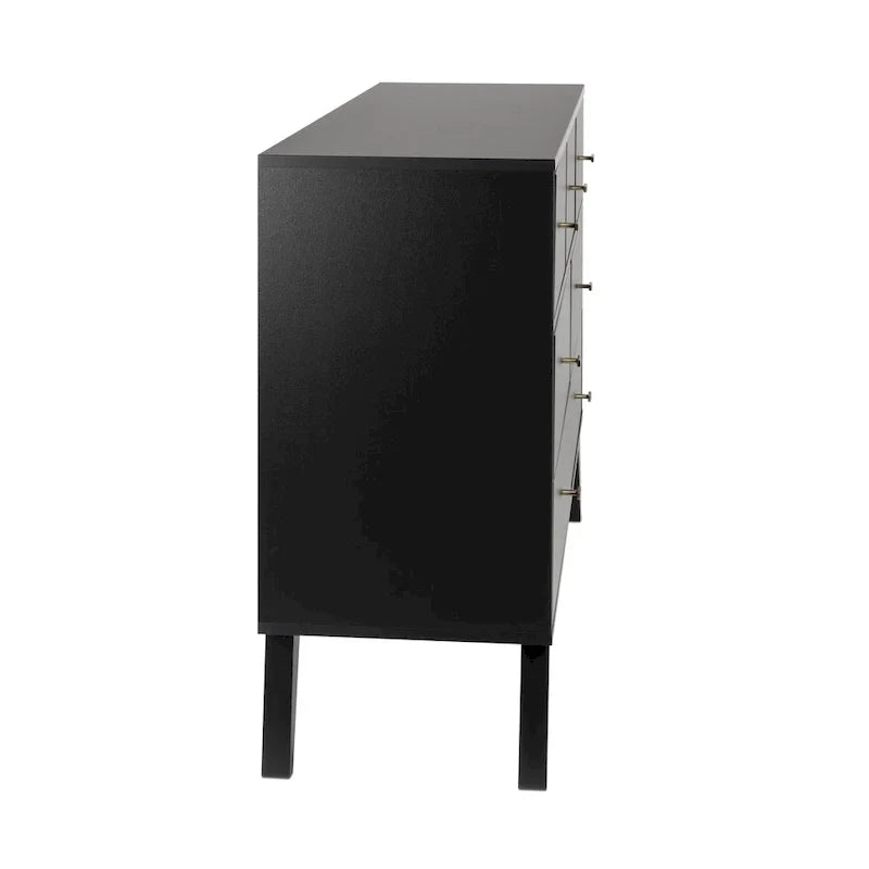 Commode à 7 tiroirs Prepac Milo de style Mid-Century