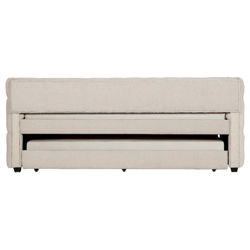 Lit de repos capitonné Knightsbridge Twin Tufted Nailhead par iNSPIRE Q Artisan