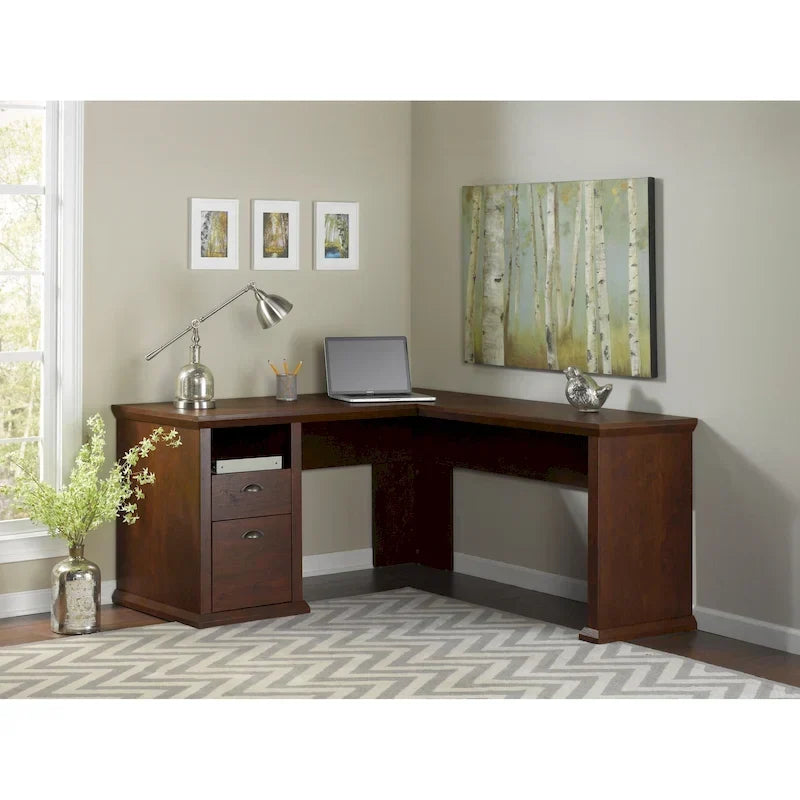 Bureau d'angle en L 60 W avec rangement Bush Furniture Yorktown