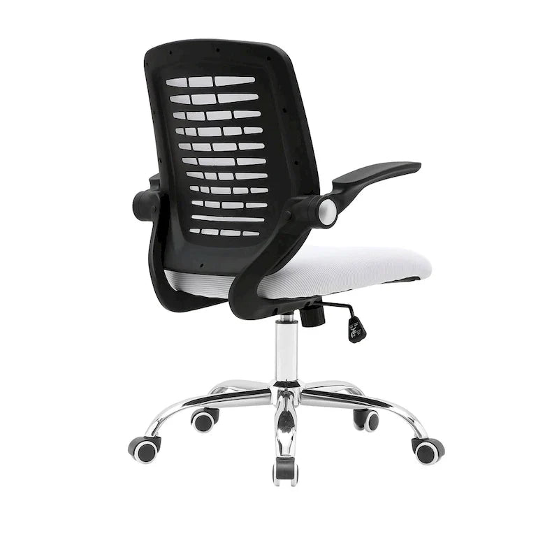 Chaise de bureau Porthos Home Hank, dossier en maille, siège réglable en hauteur