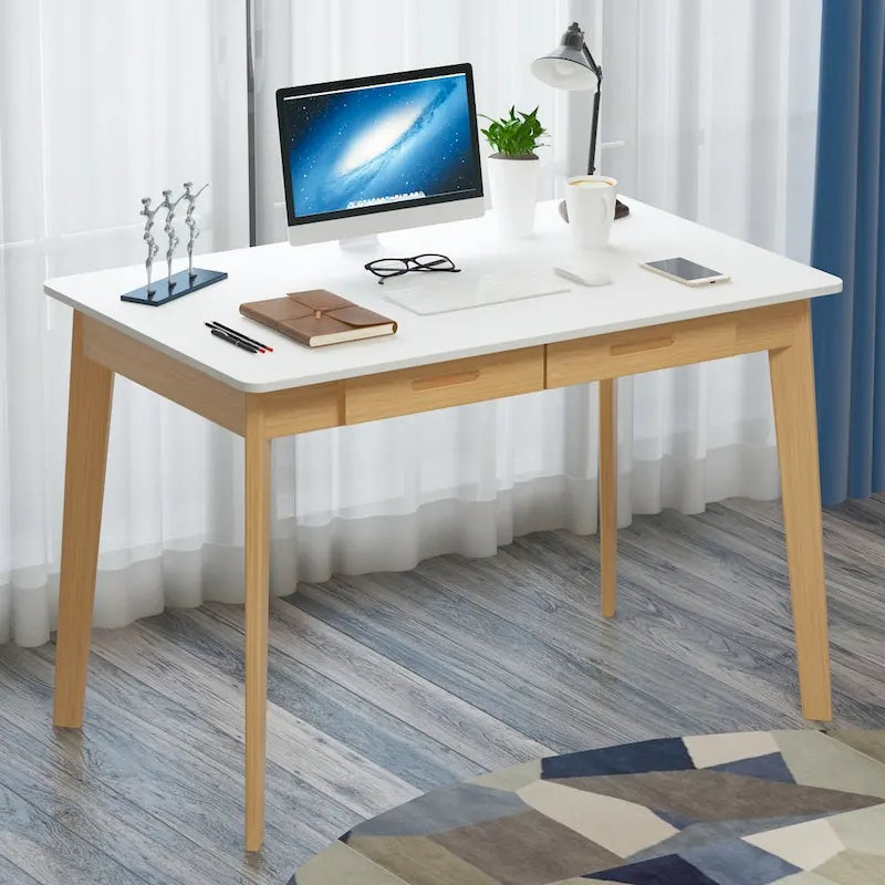 Bureau informatique avec 2 tiroirs pour la maison et le bureau