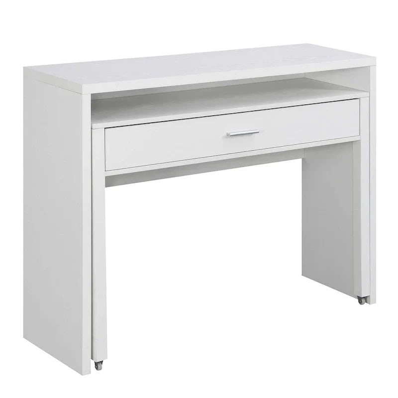 Meuble Console/Bureau Coulissant avec Tiroir et Rehausseur Newport JB de Convenience Concepts