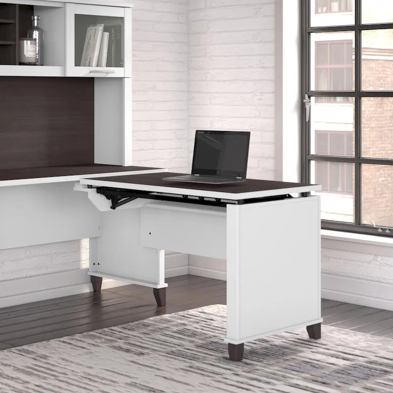 Rallonge de bureau Bush Furniture Somerset 42 po, 3 positions, assis-debout