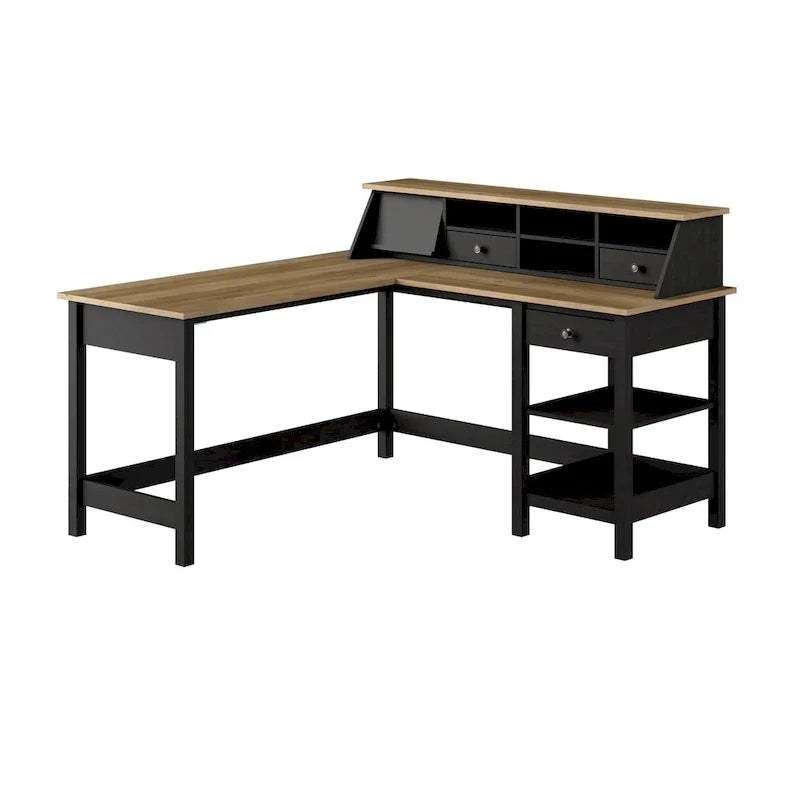 Bureau informatique en L Mayfield 60W avec organisateur de Bush Furniture