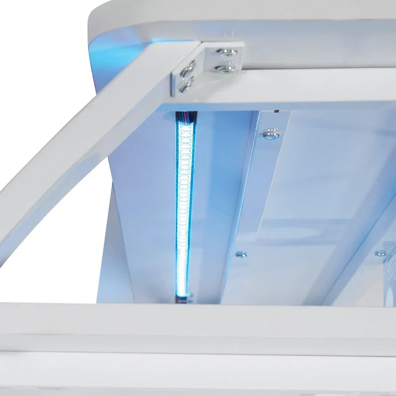 Bureau de jeu Battlestation Code 30, fini blanc