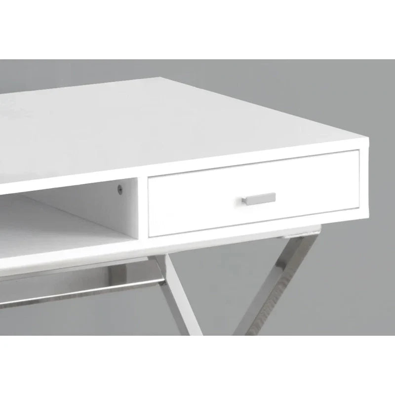 Monarch Specialties Bureau de 48 po avec tiroirs et tablette ouverte
