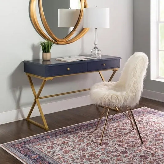 Bureau de campagne May Blue and Gold