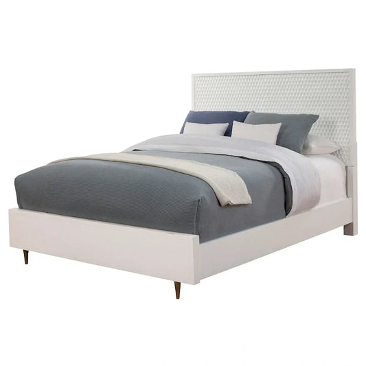 Lit panneau Origins, perle blanche alpine