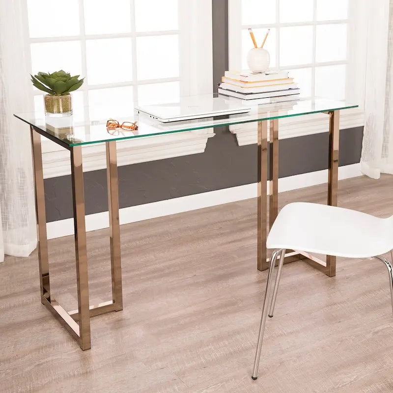 Bureau d'écriture champagne Haxor de SEI Furniture