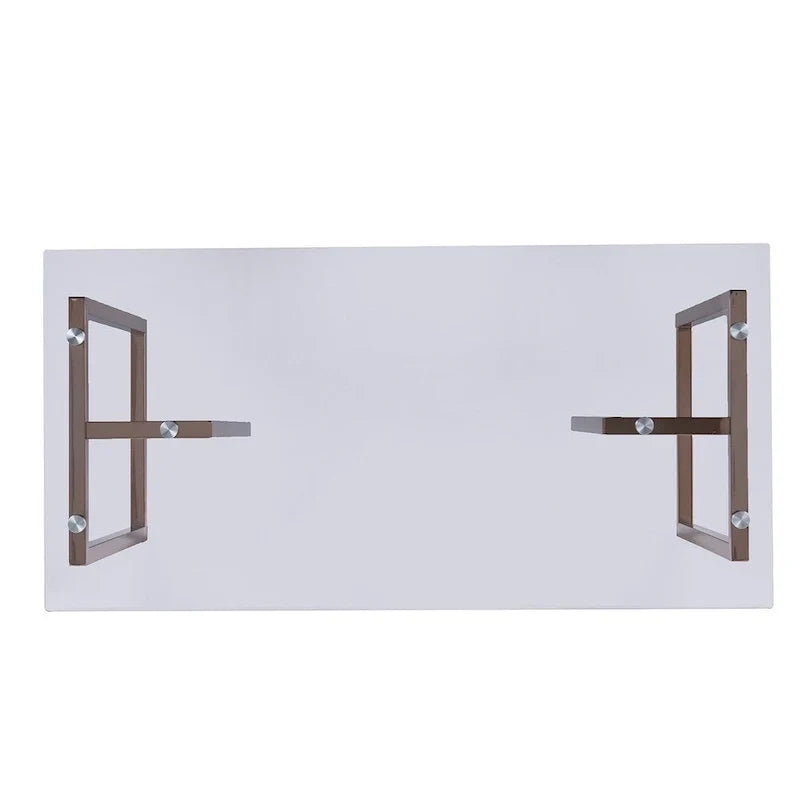 Bureau d'écriture champagne Haxor de SEI Furniture