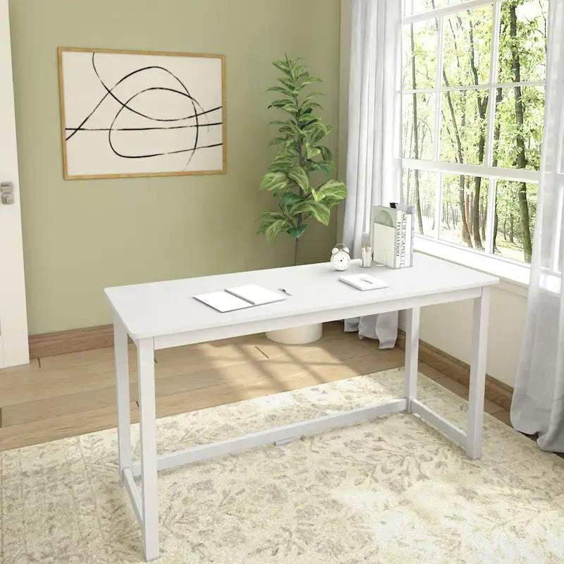 Bureau simple en poutres et planches - 55.25