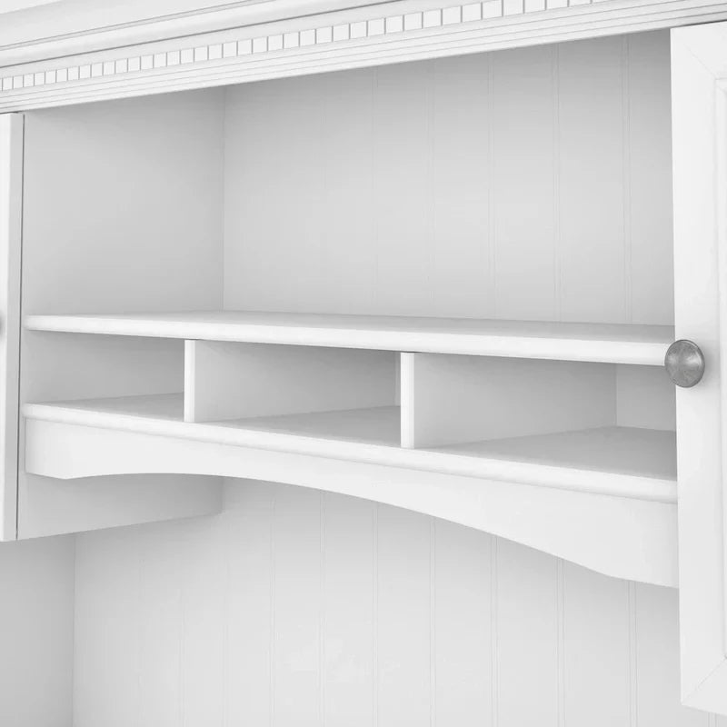 Bureau 60W Fairview avec huche, armoire et bibliothèque de Bush Furniture