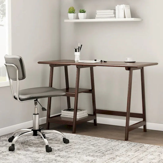 Bureau espresso Skali A-frame de SEI Furniture