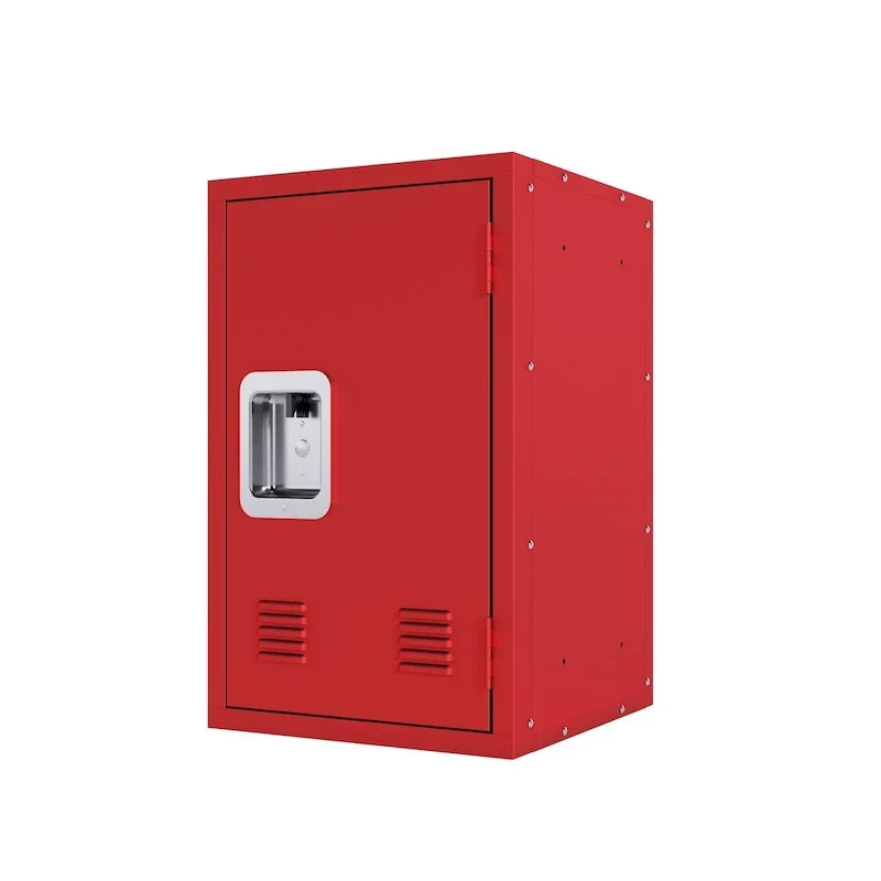 Armoire de rangement compacte, amovible et empilable en acier