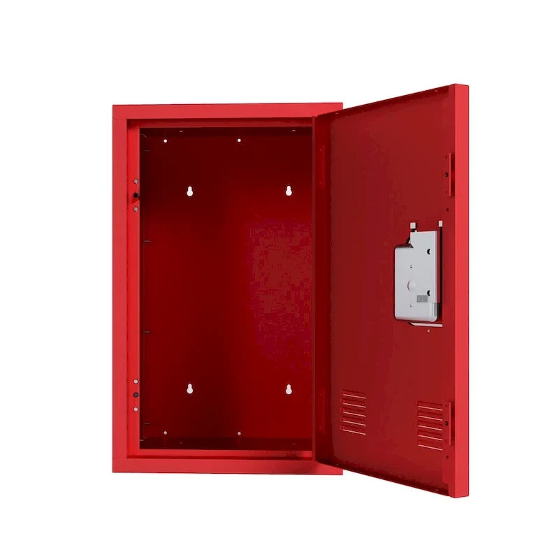 Armoire de rangement compacte, amovible et empilable en acier
