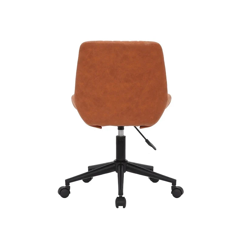 Porthos Home Cabe Chaise de bureau pivotante, Revêtement en microfibre