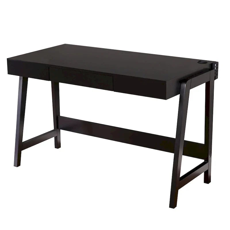 Bureau rectangulaire moderniste simple et intégré