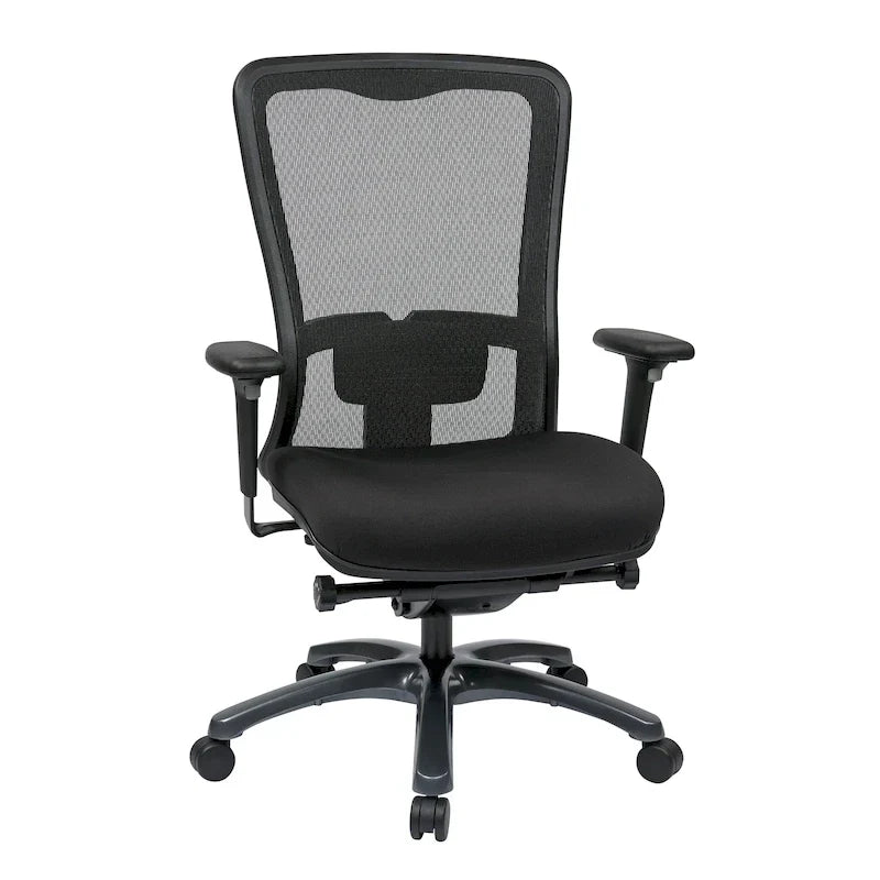 Chaise de bureau ergonomique Pro-Line II Breathable ProGrid à dossier haut