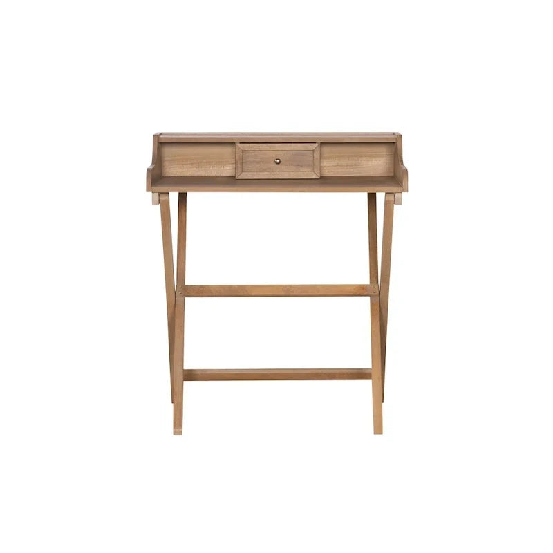 Bureau pliant en bois massif Clover