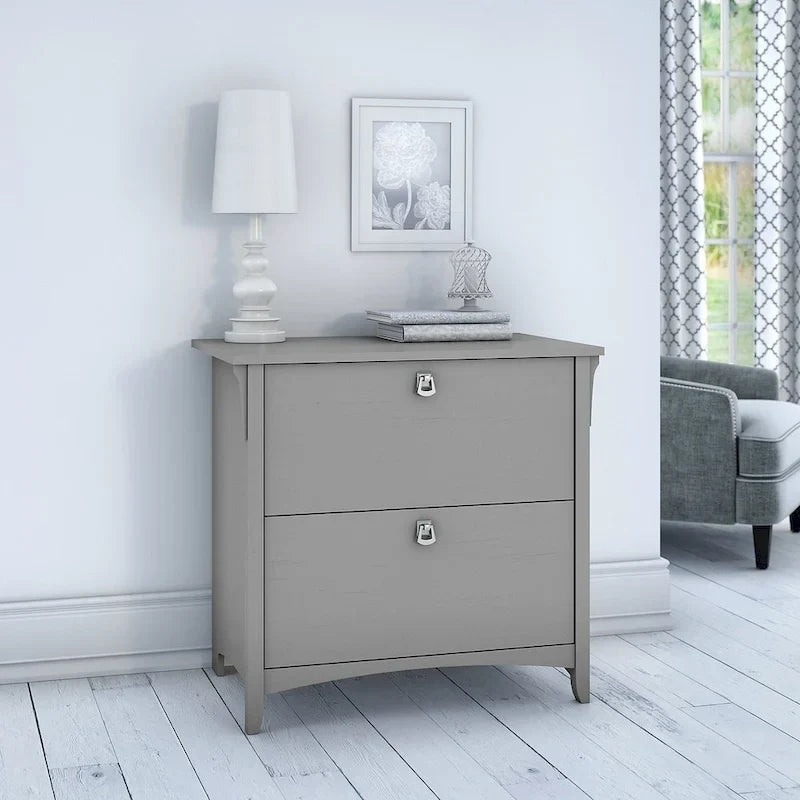 Classeur latéral Bush Furniture Salinas gris Cape Cod