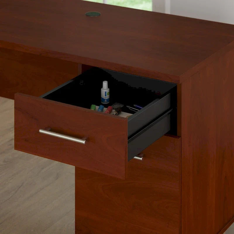 Bureau de direction 72 po Bush Furniture Somerset avec tiroirs de rangement