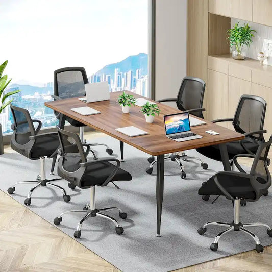 Grande table de conférence moderne 1m80 pour salle de réunion - S/O