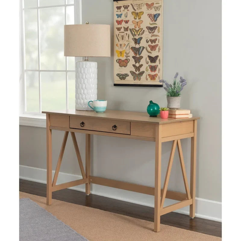Bureau d'écriture Linon Elaine Driftwood