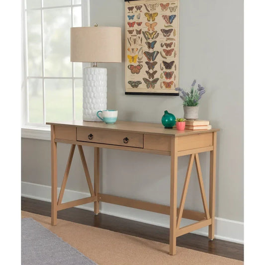 Bureau d'écriture Linon Elaine Driftwood