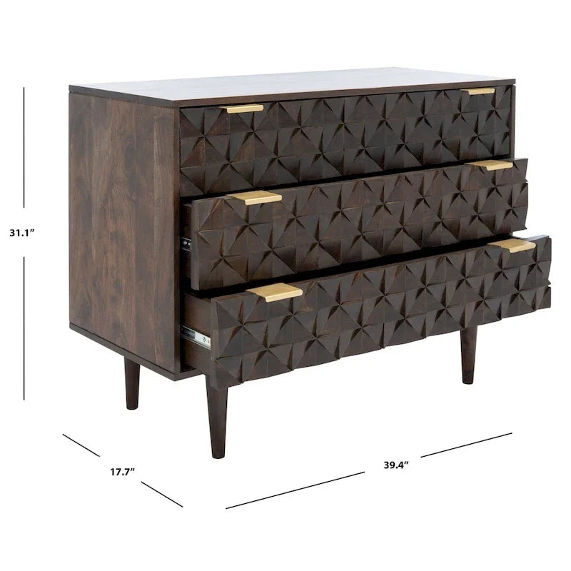 SAFAVIEH Couture Commode 3 Tiroirs Szonja