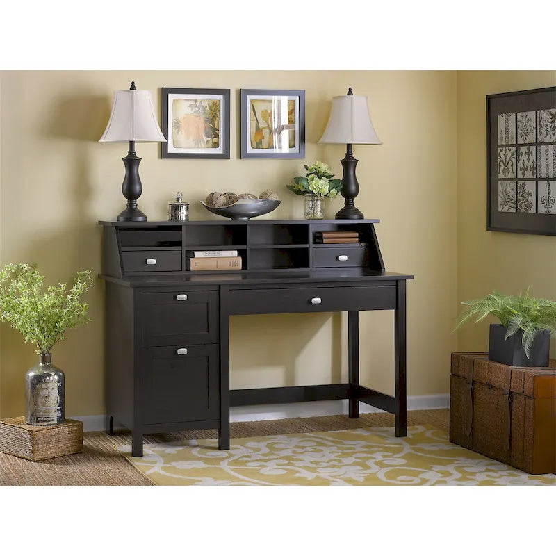 Bureau informatique Broadview 54W avec organisateur de bureau par Bush Furniture